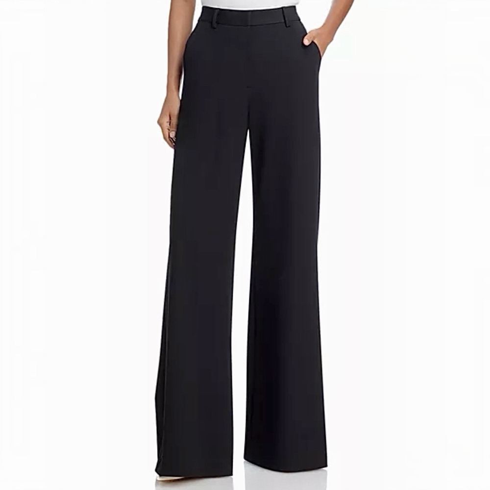 L'Agence Pilar Wide Leg Pants Black Size 4